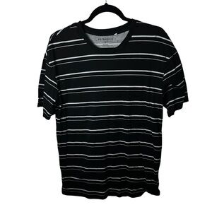 Pacsun Men’s Regular Fit Tshirt - Black and White Striped